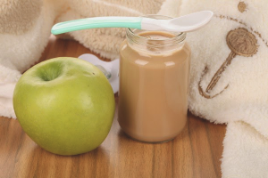  Puré de manzana para bebé