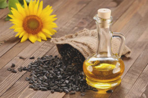  Aceite de girasol para la cara.